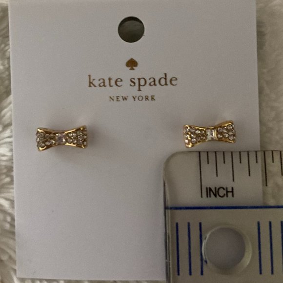 Kate Spade Pave Bow Goldtone. 💎 FINAL PRICE !!! SALE - Picture 5 of 5